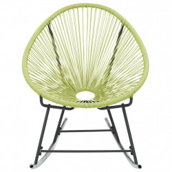 Krzesło ogrodowe Acapulco, rattan PE, zielone