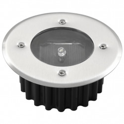 Solarne lampy najazdowe, 6 szt., okrągłe