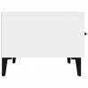 Szafka pod TV, biała, 150x34,5x30 cm, materiał drewnopochodny