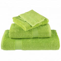 Ręczniki premium SOLUND, 2 szt., zielone, 70x140 cm, 600 g/cm²