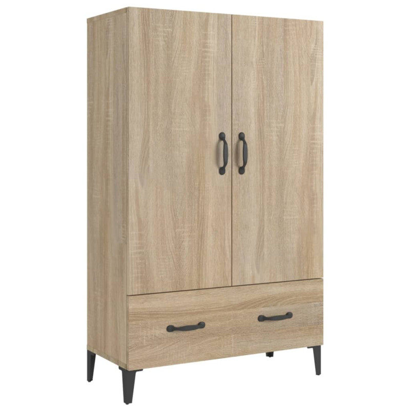 Wysoka szafka, dąb sonoma 70x31x115 cm, materiał drewnopochodny