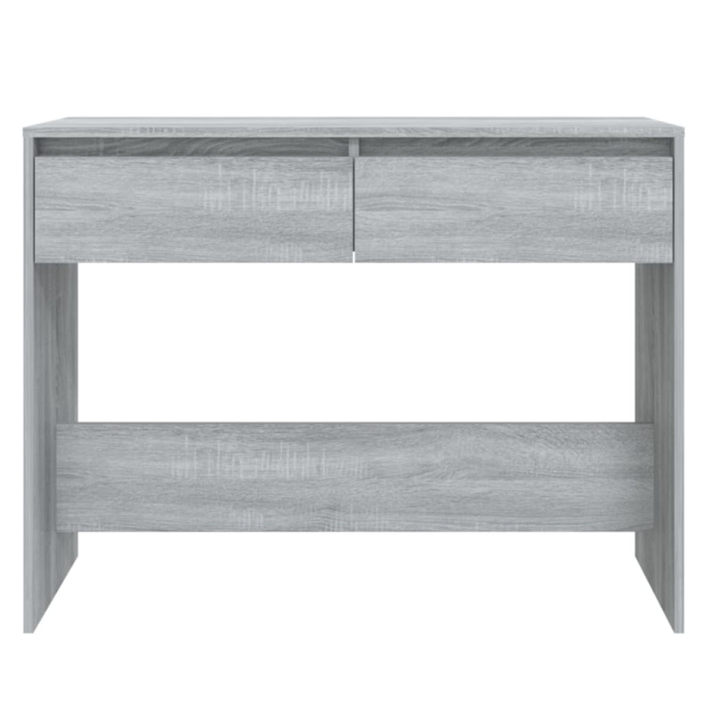 Stolik konsolowy, szary dąb sonoma, 100x35x76,5 cm