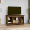 Szafka pod TV, miodowy brąz, 103x36,5x52 cm, drewno sosnowe