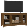 Szafka pod TV, miodowy brąz, 103x36,5x52 cm, drewno sosnowe