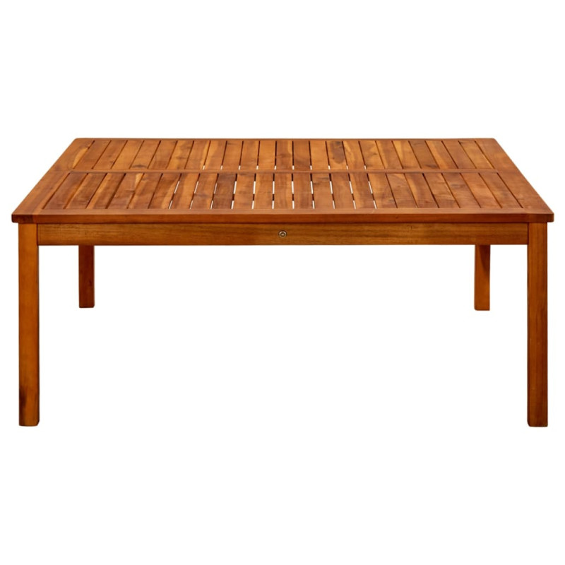 Ogrodowy stolik kawowy, 110x110x45 cm, lite drewno akacjowe