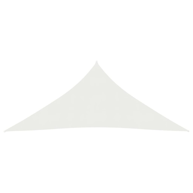 Żagiel przeciwsłoneczny, 160 g/m², biały, 5x6x6 m, HDPE