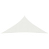 Żagiel przeciwsłoneczny, 160 g/m², biały, 5x6x6 m, HDPE