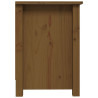 Szafka pod TV, miodowy brąz, 70x36,5x52 cm, lite drewno sosnowe