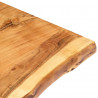 Blat, lite drewno akacjowe, 118x(50-60)x3,8 cm