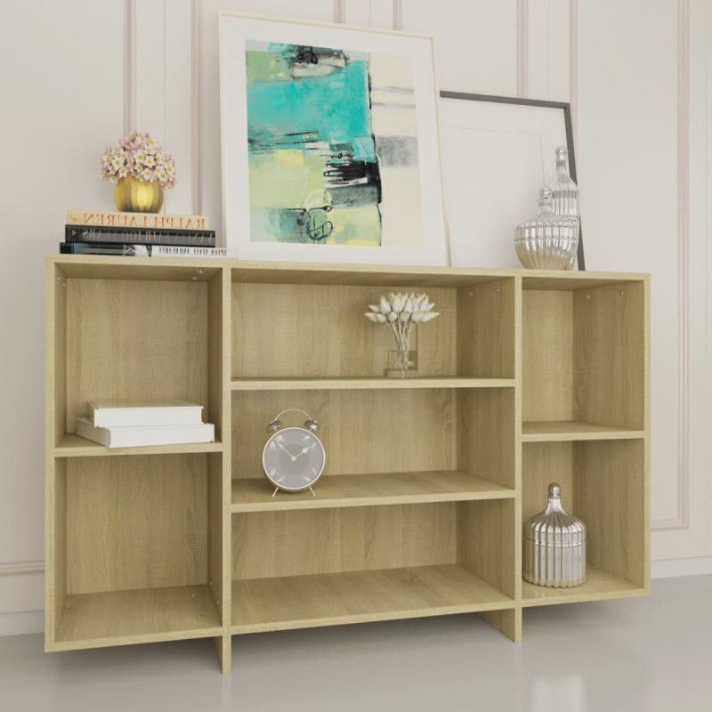 Szafka, dąb sonoma, 120x30x75 cm, materiał drewnopochodny