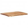 Blat, lite drewno akacjowe, 80x(50-60)x3,8 cm