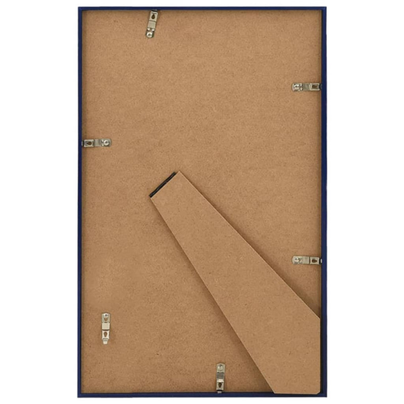 Ramki na zdjęcia, 3 szt., stojące, niebieskie, 13x18 cm, MDF