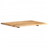 Blat, lite drewno akacjowe, 80x(50-60)x3,8 cm