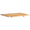 Blat, lite drewno akacjowe, 80x(50-60)x3,8 cm