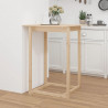 Stolik barowy, 80x80x110 cm, lite drewno sosnowe