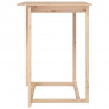 Stolik barowy, 80x80x110 cm, lite drewno sosnowe