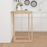 Stolik barowy, 80x80x110 cm, lite drewno sosnowe