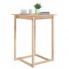 Stolik barowy, 80x80x110 cm, lite drewno sosnowe
