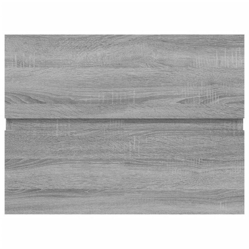 Szafka pod umywalkę, szary dąb sonoma, 60x38,5x45 cm