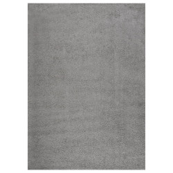 Dywan shaggy z wysokim włosiem, szary, 120x170 cm
