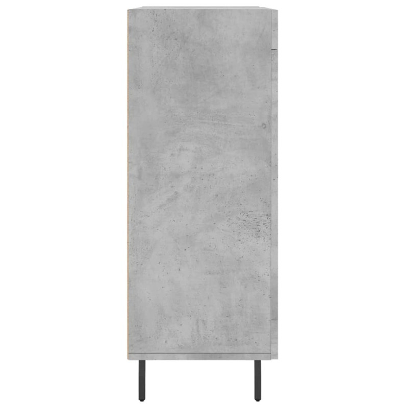 Szafka, szarość betonu, 69,5x34x90 cm, materiał drewnopochodny