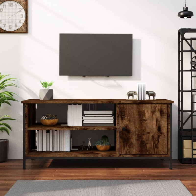 Szafka pod telewizor, przydymiony dąb, 100x40x45 cm