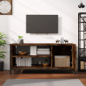 Szafka pod telewizor, przydymiony dąb, 100x40x45 cm