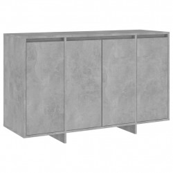 Szafka, szarość betonu, 120x41x75 cm, materiał drewnopochodny