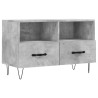 Szafka pod TV, szarość betonu, 80x36x50 cm