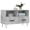 Szafka pod TV, szarość betonu, 80x36x50 cm