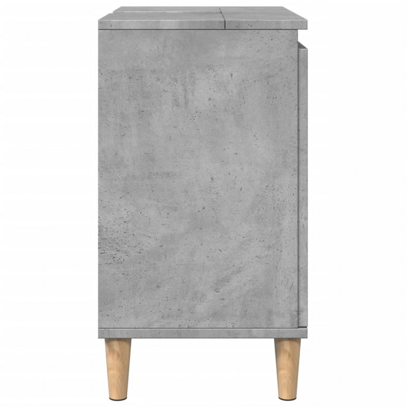 Szafka pod umywalkę, szarość betonu, 58x33x60 cm