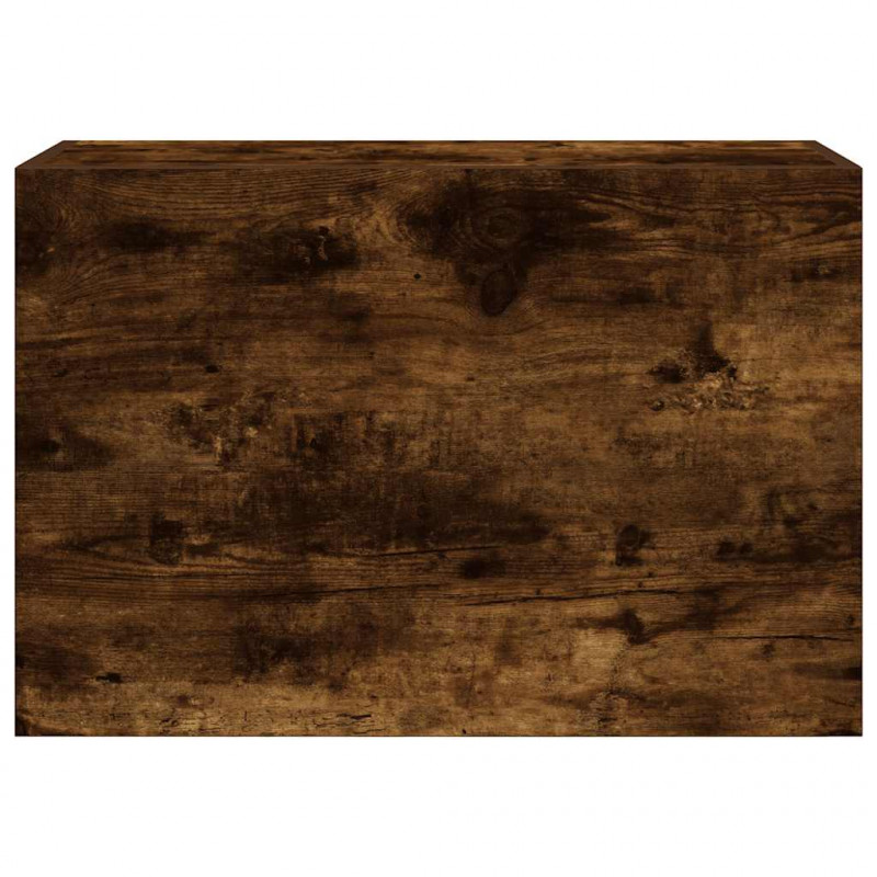 Wisząca szafka łazienkowa, przydymiony dąb, 60x25x40 cm