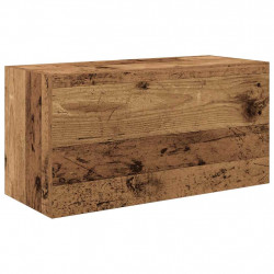 Wisząca szafka łazienkowa, stare drewno, 60x25x30 cm
