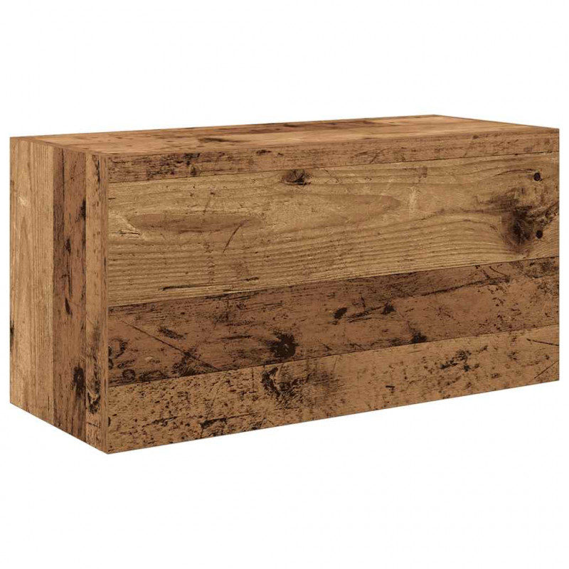 Wisząca szafka łazienkowa, stare drewno, 60x25x30 cm
