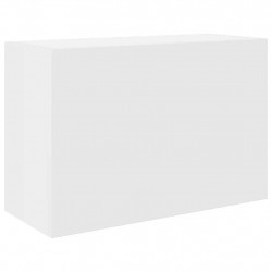 Wisząca szafka łazienkowa, biała, 60x25x40 cm