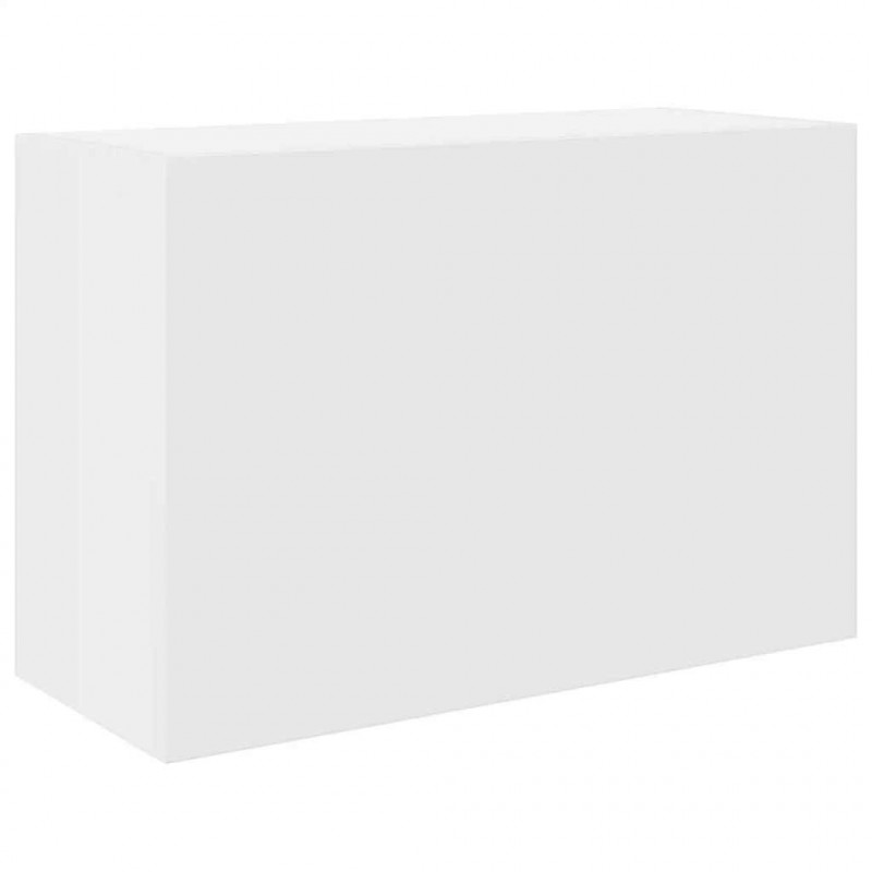 Wisząca szafka łazienkowa, biała, 60x25x40 cm