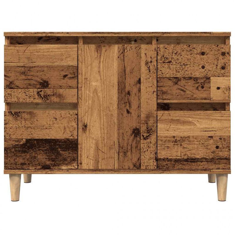 Szafka pod umywalkę, stare drewno, 80x33x60 cm