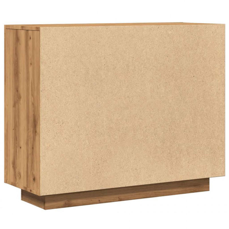 Szafka, dąb artisian, 92x35x75 cm, materiał drewnopochodny