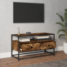 Szafka pod TV, przydymiony dąb, 80x35x45 cm