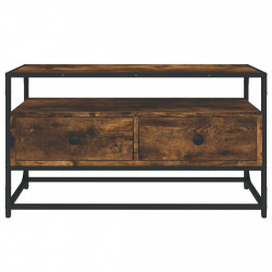 Szafka pod TV, przydymiony dąb, 80x35x45 cm