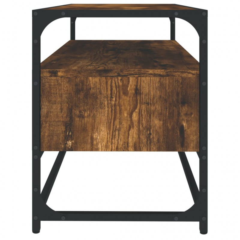 Szafka pod TV, przydymiony dąb, 80x35x45 cm