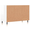 Szafka pod TV, biała, wysoki połysk, 69,5x30x50 cm