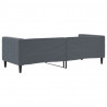 Sofa z funkcją spania, ciemnoszara, 80x200 cm, aksamitna