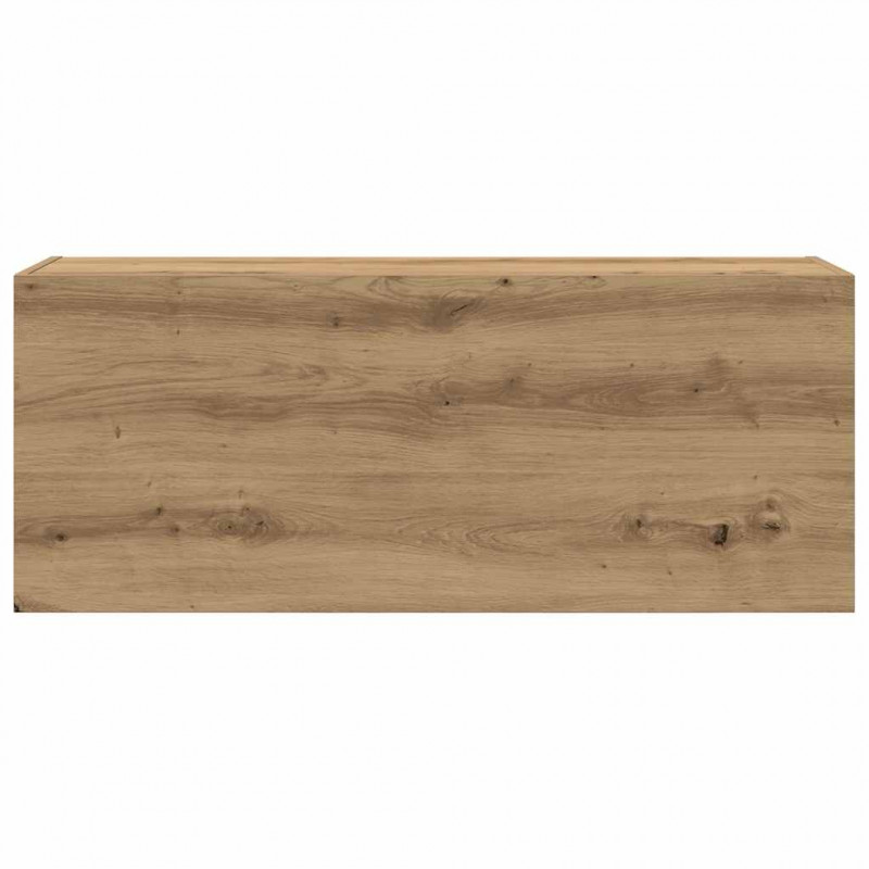 Wisząca szafka łazienkowa, dąb artisan, 100x25x40 cm