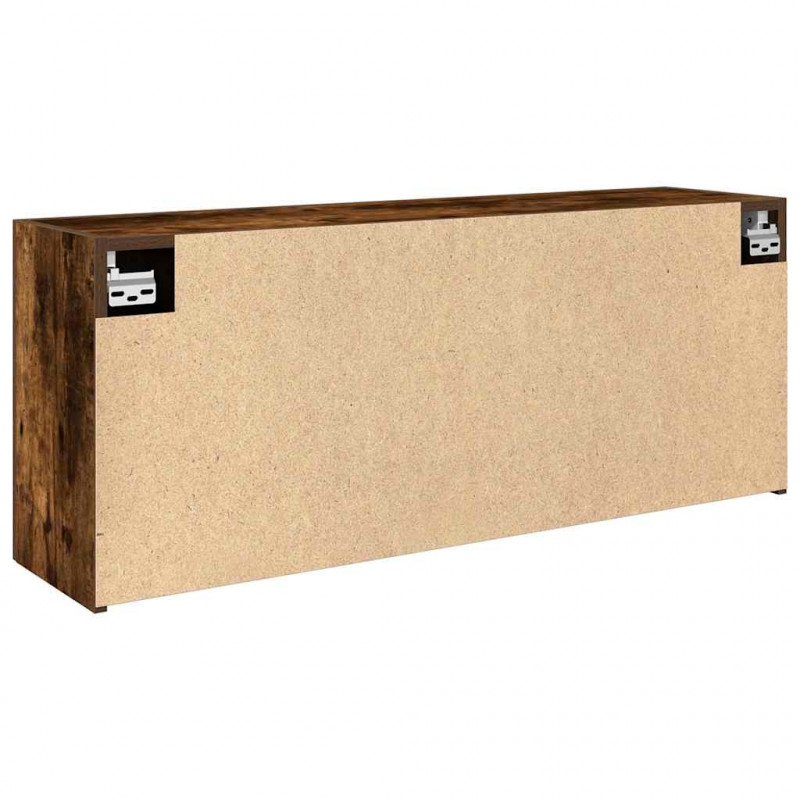 Wisząca szafka łazienkowa, przydymiony dąb, 100x25x40 cm