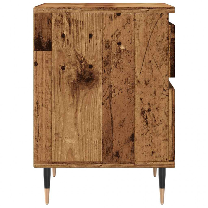 Szafka nocna, stare drewno, 40x35x50cm, materiał drewnopochodny