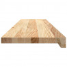 Stopnie schodowe, 20 szt., surowe 100x25x2cm lite drewno dębowe