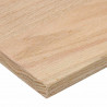 Stopnie schodowe, 20 szt., surowe 100x25x2cm lite drewno dębowe