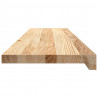 Stopnie schodowe, 20 szt., surowe 100x30x2cm lite drewno dębowe