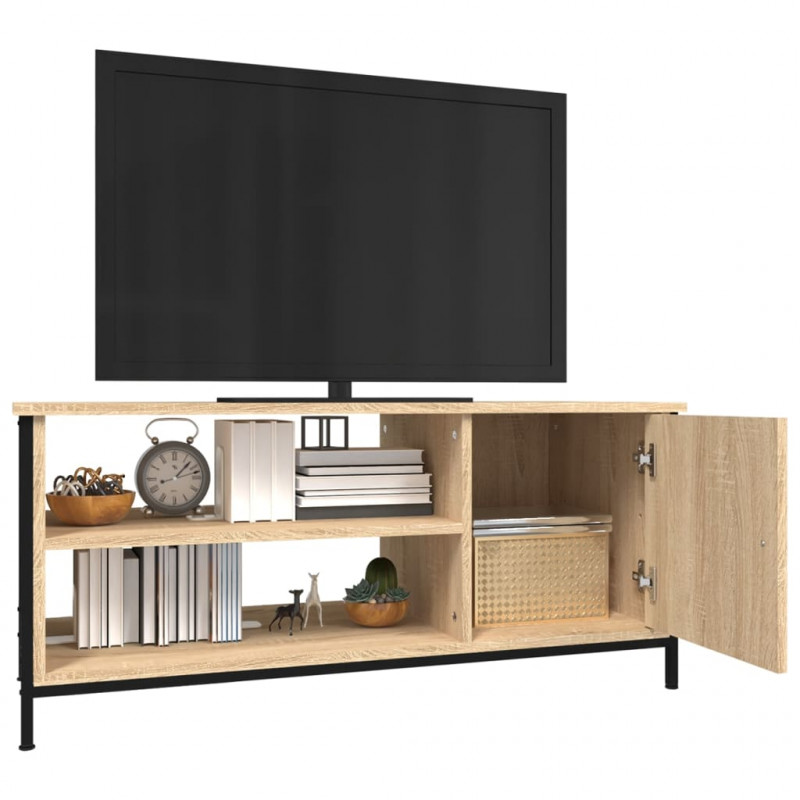 Szafka pod TV, dąb sonoma, 100x40x45 cm materiał drewnopochodny